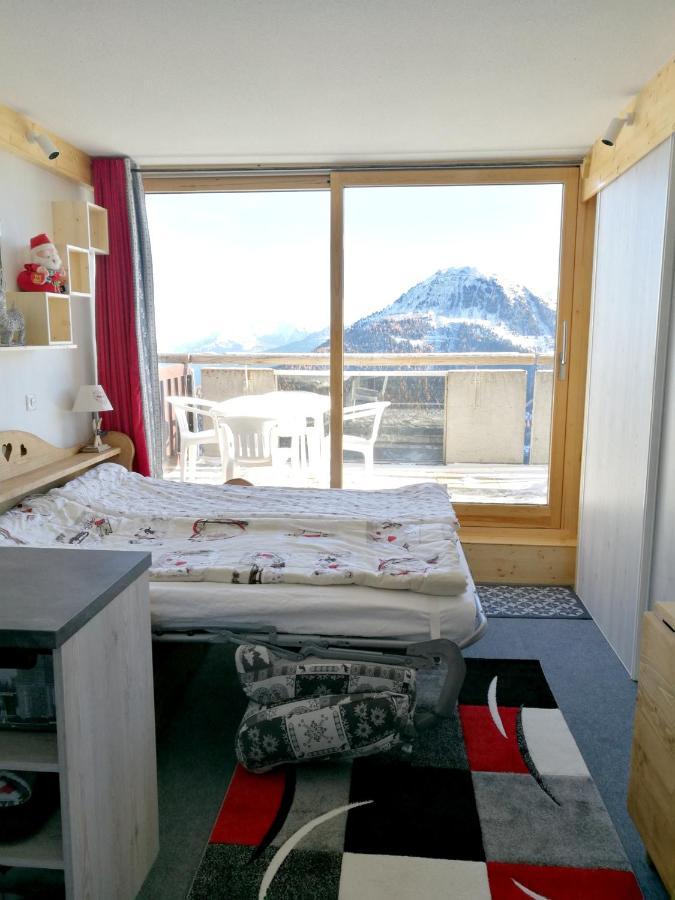 Appartement D'Une Chambre A La Plagne Aime 2000 A 10 M Des Pistes Avec Vue Sur La Ville Et Terrasse Amenagee Macot-la-Plagne Ngoại thất bức ảnh