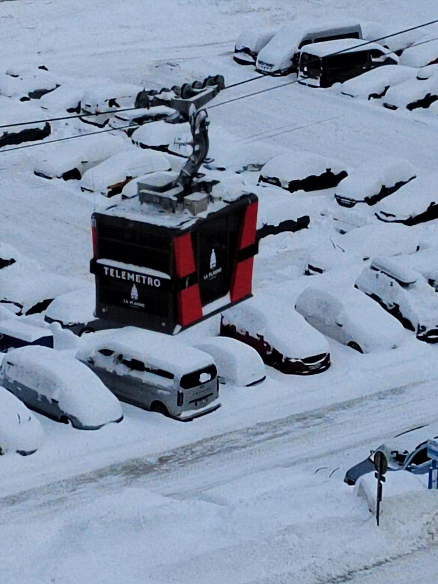 Appartement D'Une Chambre A La Plagne Aime 2000 A 10 M Des Pistes Avec Vue Sur La Ville Et Terrasse Amenagee Macot-la-Plagne Ngoại thất bức ảnh